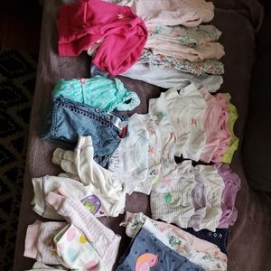 Large Newborn Girls Spring Lot